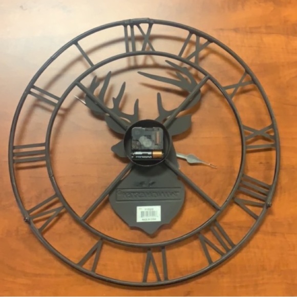 Winchester Deer Wall Clock EUC - Picture 3 of 6